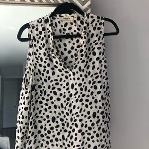 L’AGENCE Exclusive for Nordstrom Animal Print Top